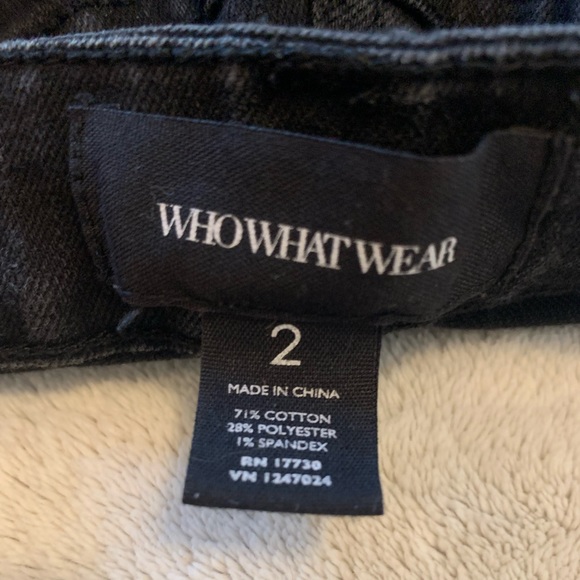 Who What Wear Black Cropped Jeans - Picture 10 of 16